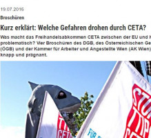 Welche Gefahren drohen durch CETA?