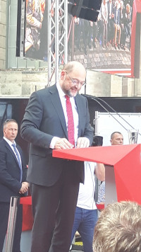 Martin Schulz am Rednerpult