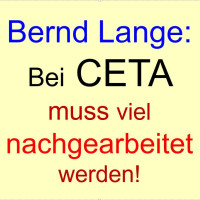 Bernd Lange im Interview: Bei CETA muss viel nachgearbeitet werden!