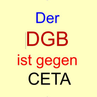 Der DGB ist gegen CETA, er sieht Gefahren.